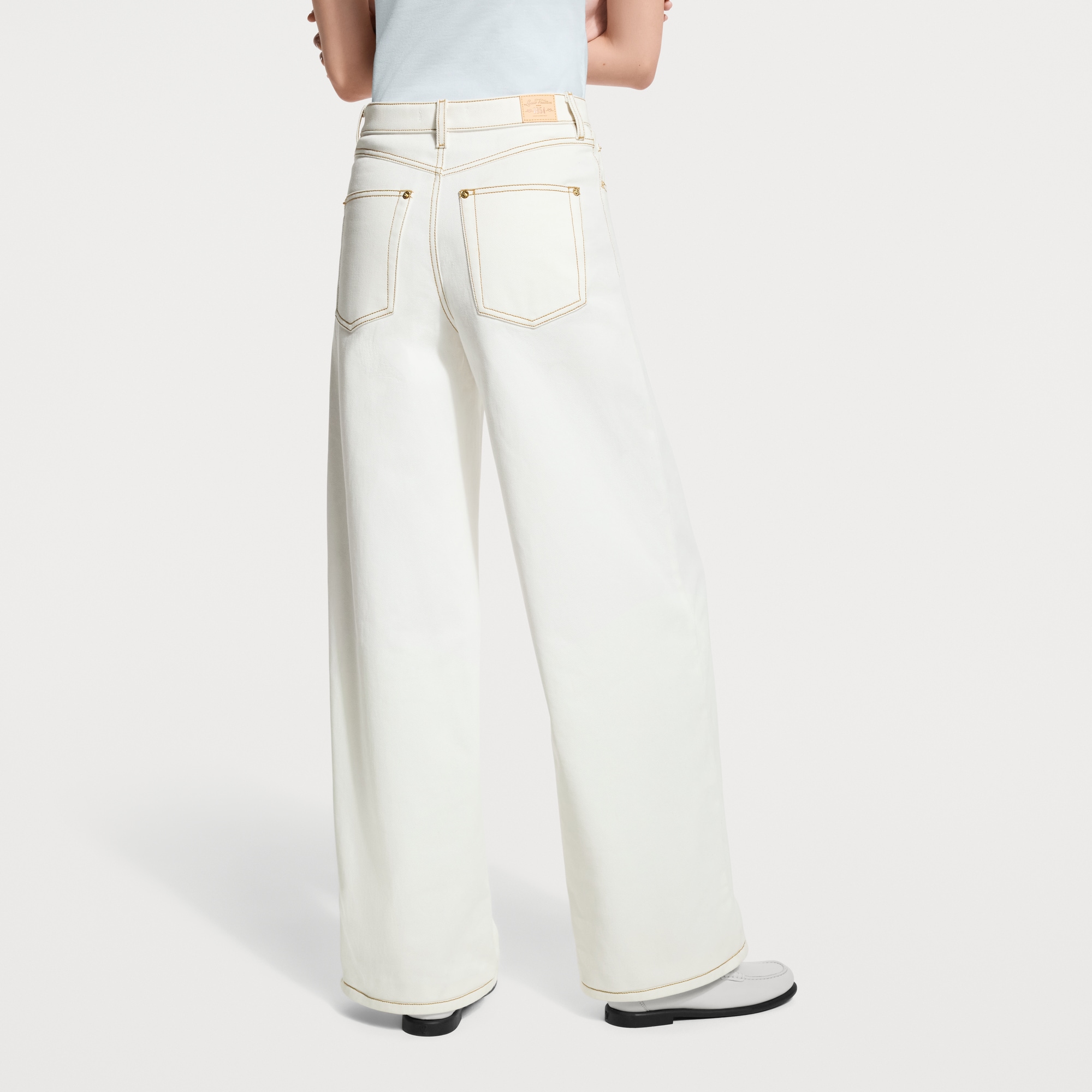 Contrast Stitch Utility Jeans - Women - Ready-to-Wear | LOUIS